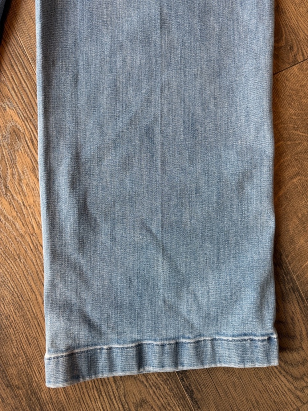 J. Jill Denim High-Rise Wide Leg Women's 12 Light Wash Comfort Preppy Stretchy - Picture 11 of 16